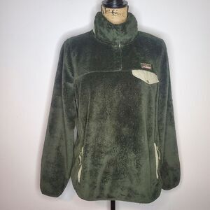 Women's L.L.Bean Hi-Pile Fleece Pullover Size L
